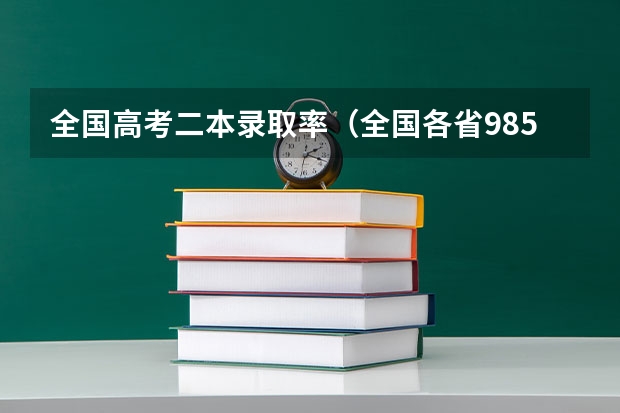 全国高考二本录取率（全国各省985、211录取率）