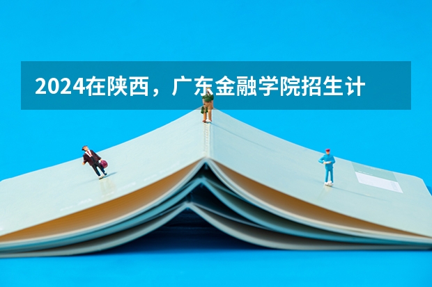 2024在陕西，广东金融学院招生计划如何