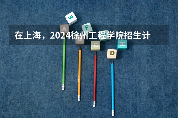 在上海，2024徐州工程学院招生计划如何