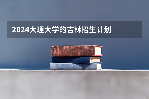 2024大理大学的吉林招生计划