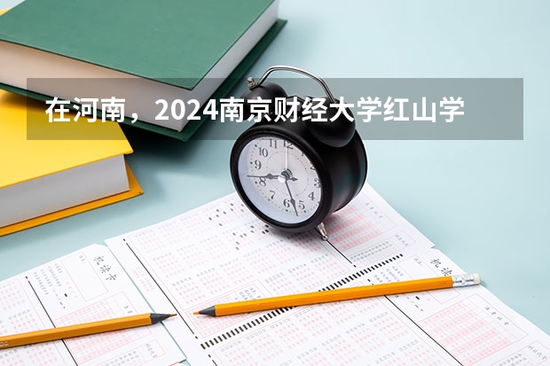 在河南，2024南京财经大学红山学院招生计划如何