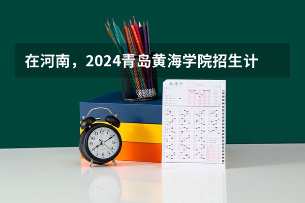 在河南，2024青岛黄海学院招生计划如何