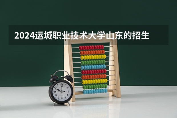 2024运城职业技术大学山东的招生计划