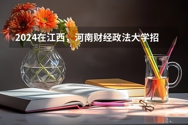 2024在江西，河南财经政法大学招生计划如何