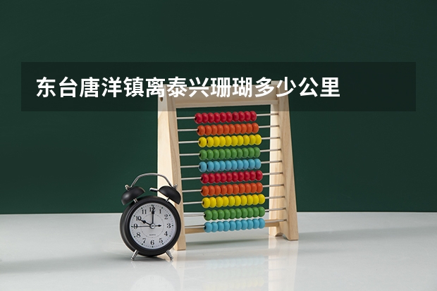 东台唐洋镇离泰兴珊瑚多少公里