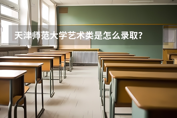 天津师范大学艺术类是怎么录取？