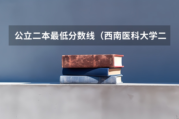 公立二本最低分数线（西南医科大学二本专业分数线）