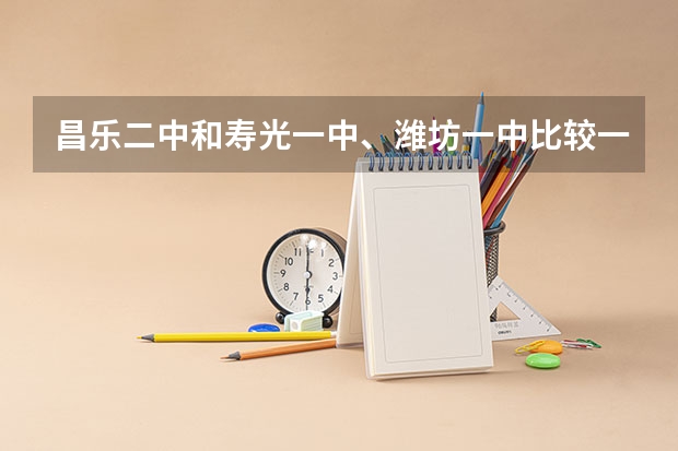 昌乐二中和寿光一中、潍坊一中比较一下，哪个好