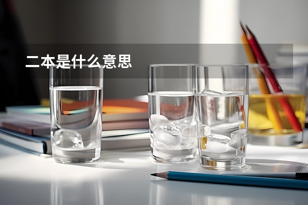二本是什么意思