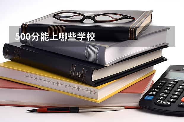 500分能上哪些学校