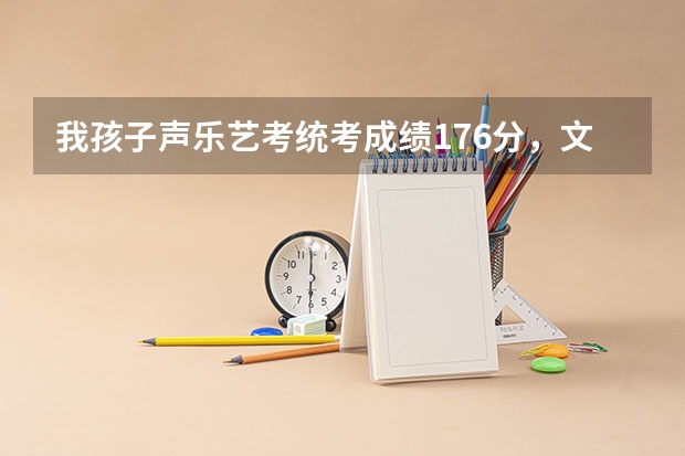 我孩子声乐艺考统考成绩176分,文科成绩357分,哪位大神帮我分析一下,可以报考什么样的学校?