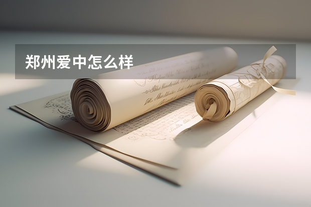 郑州爱中怎么样
