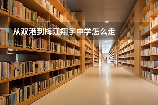 从双港到梅江翔宇中学怎么走